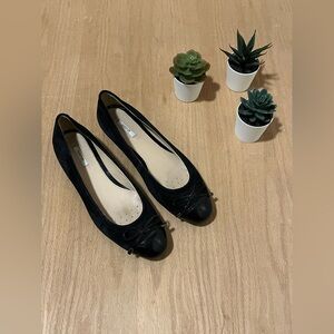 Geox Respira Suede Leather Ballet Flats